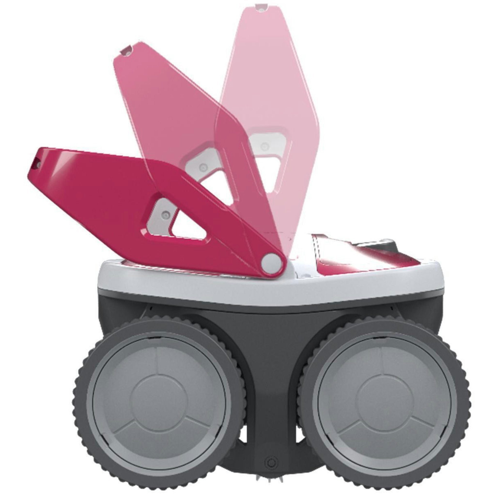 BWT Poolroboter B200, (Packung, 1-St., Inklusive 4D-Filterkassetten und Transformator), Boden-, Wand- & Wasserlinienreinigung sowie Smart-Navigation.