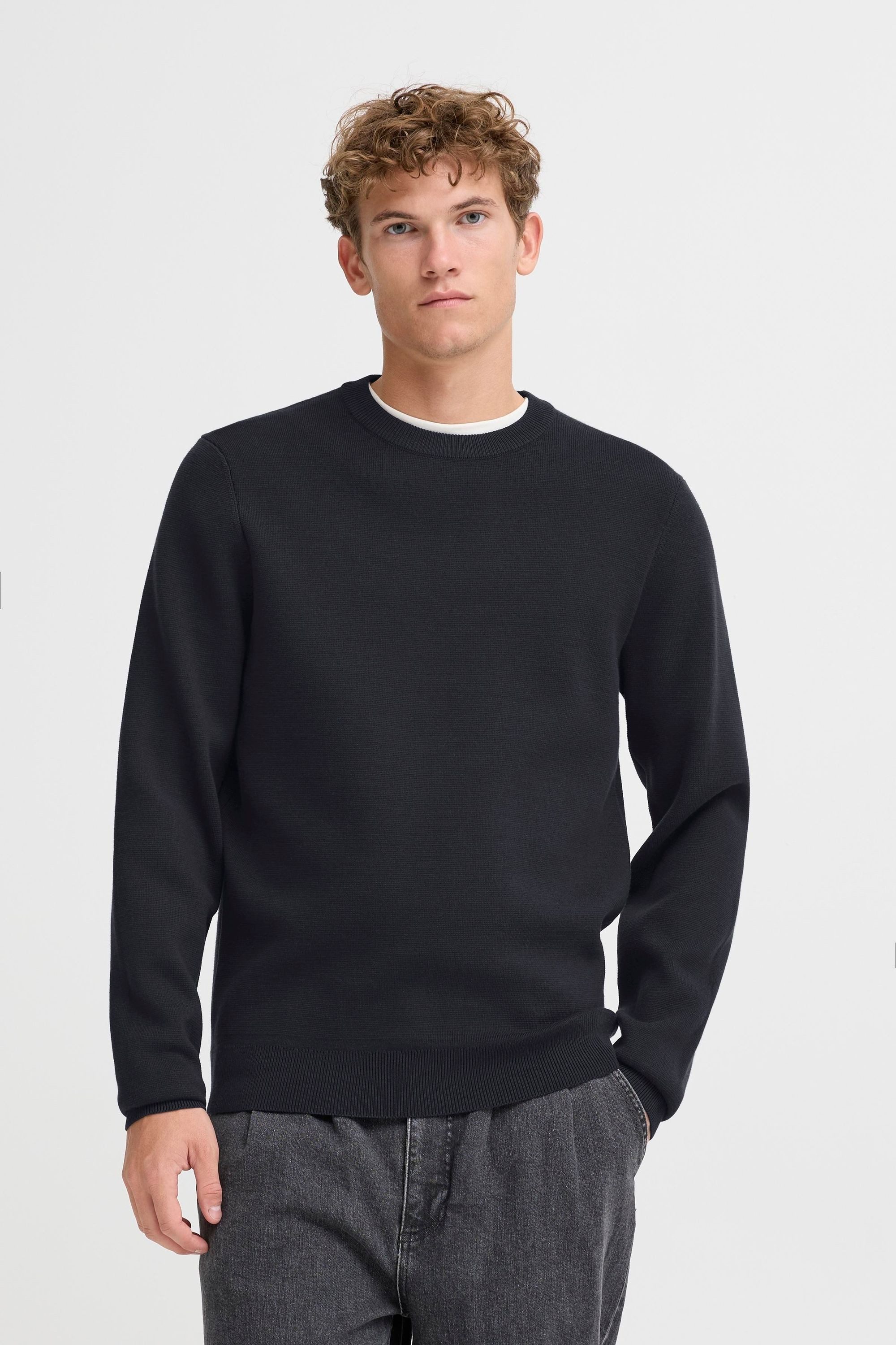 Casual Friday Strickpullover CFTheo Basic Crewneck