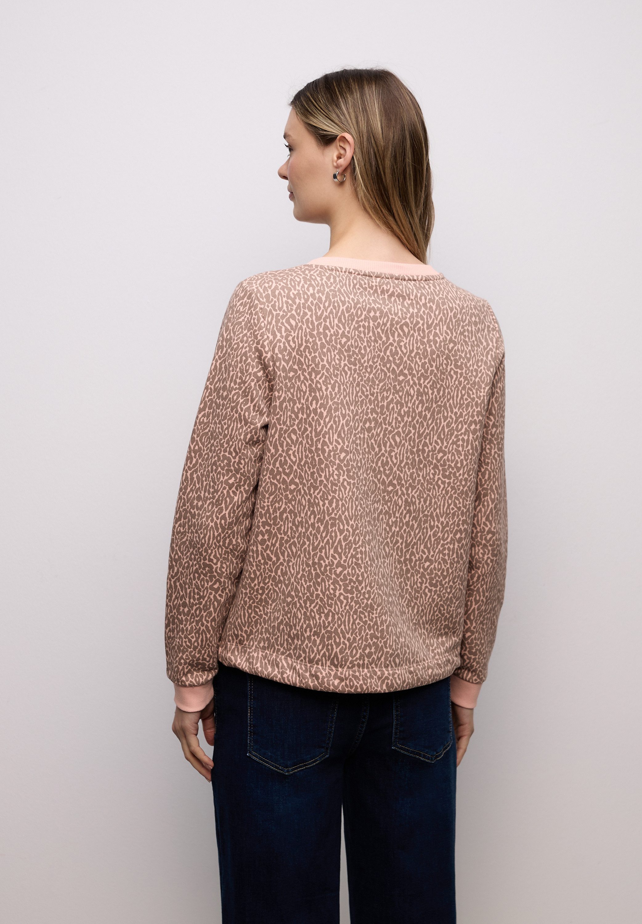 STREET ONE Sweatshirt mit Leo-Print