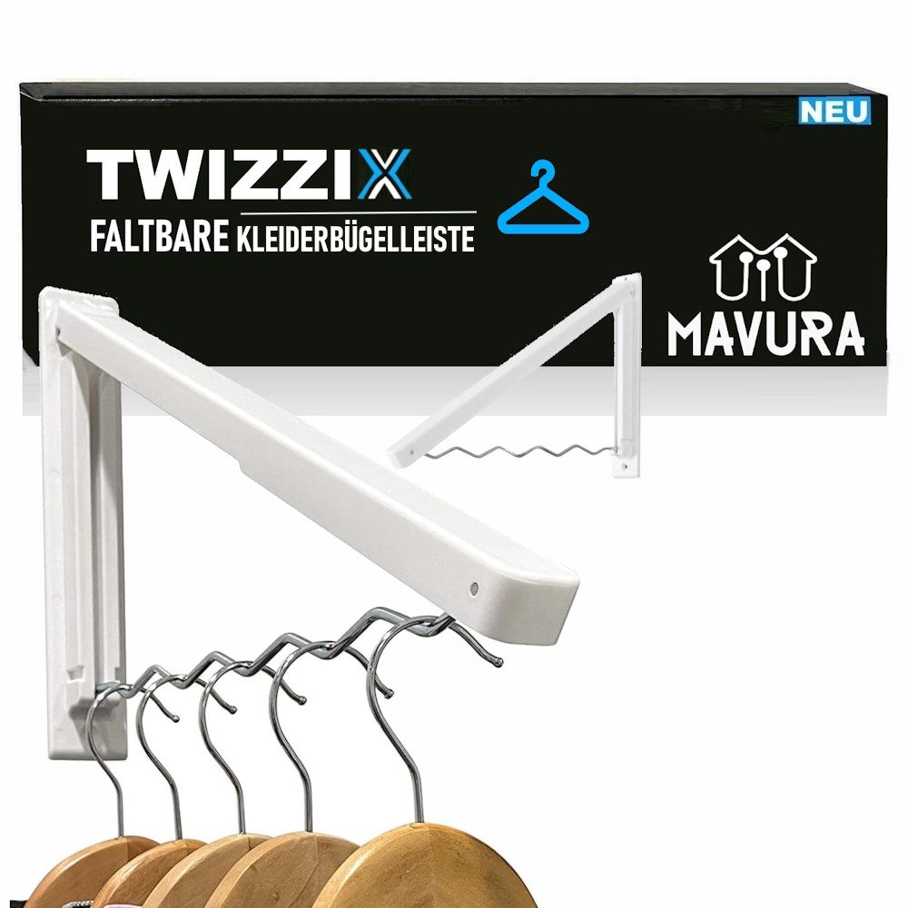 MAVURA Mehrfach-Kleiderbügel TWIZZIX Kleiderbügel Kleiderhaken Klappbar günstig online kaufen