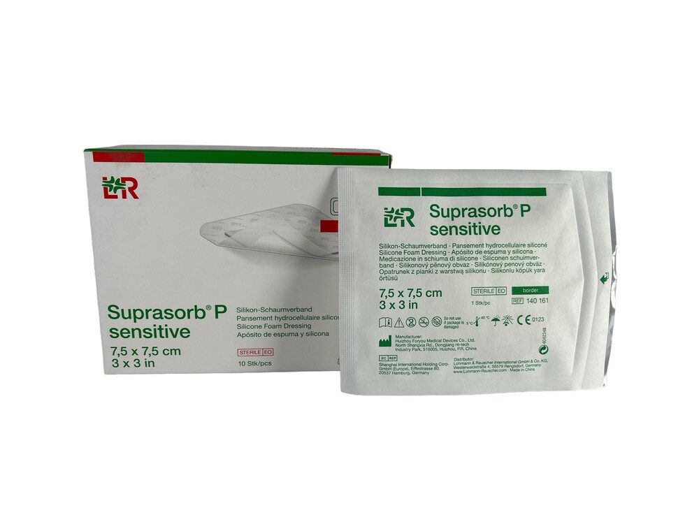Lohmann & Rauscher GmbH & Co.KG Erste-Hilfe-Set Suprasorb® P sensitive border - 7,5 x 7,5 cm