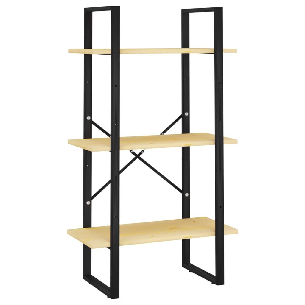 vidaXL Bücherregal NA Bücherregal Lagerregal Mehrzweckregal 60x30x105 cm Massivholz Kiefe