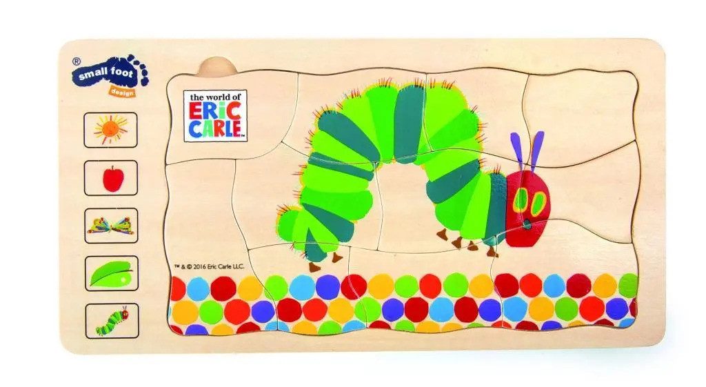 Small Foot Puzzle Raupe Nimmersatt Schichtenpuzzle, günstig online kaufen