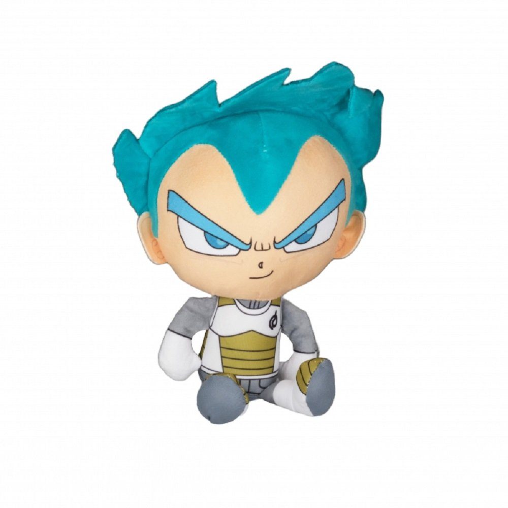 Play by Play Kuscheltier Vegeta Super Saiyan Haar Blau Dragon Ball Super Stehend 25 cm / 21cm (1-St), Super weicher Plüsch Stofftier Kuscheltier für Kinder zum spielen