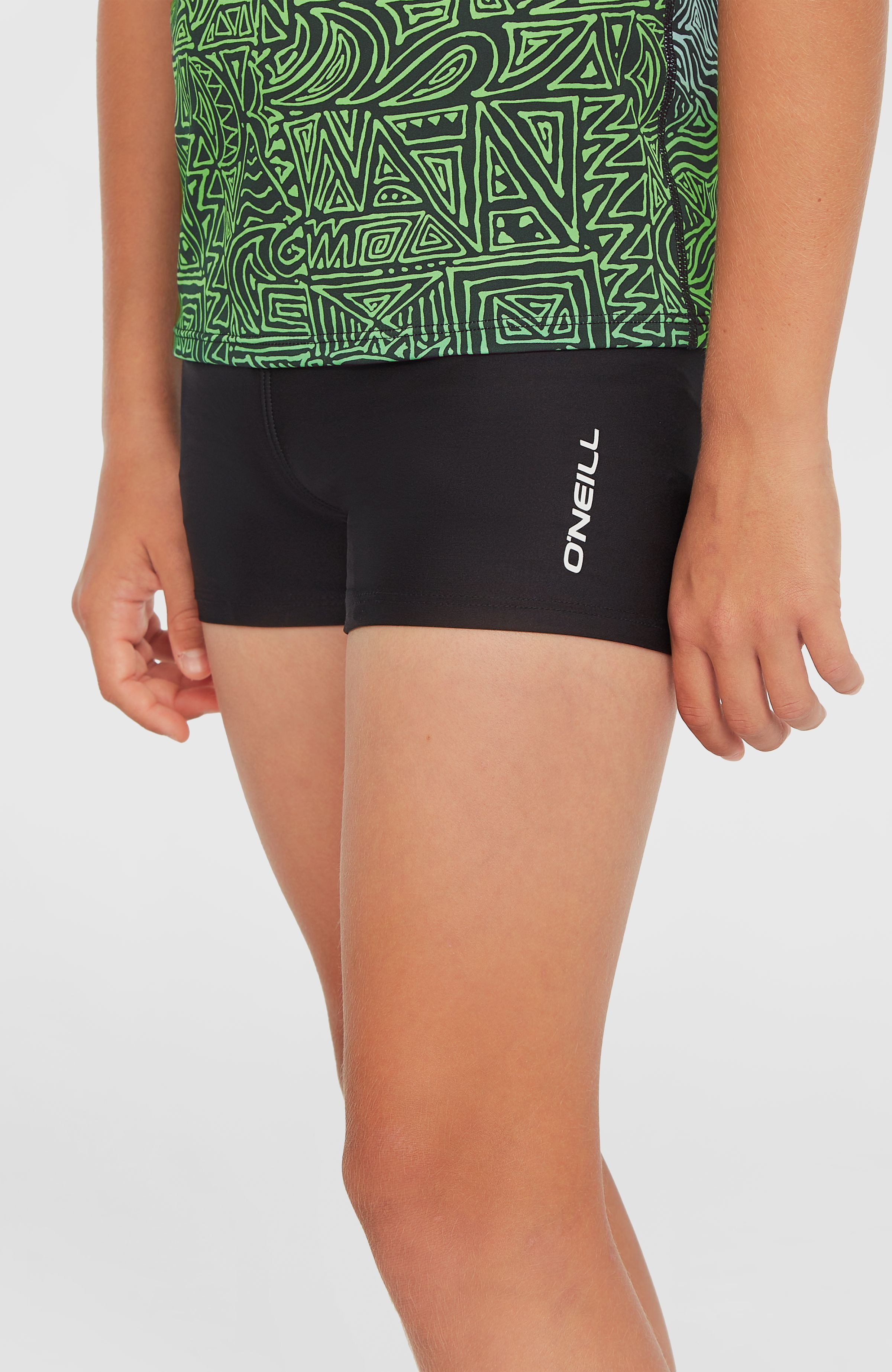 O'Neill Badeshorts O'NEILL RACERS mit Markenmotiv am Bein, aus Polyester und Elasthan