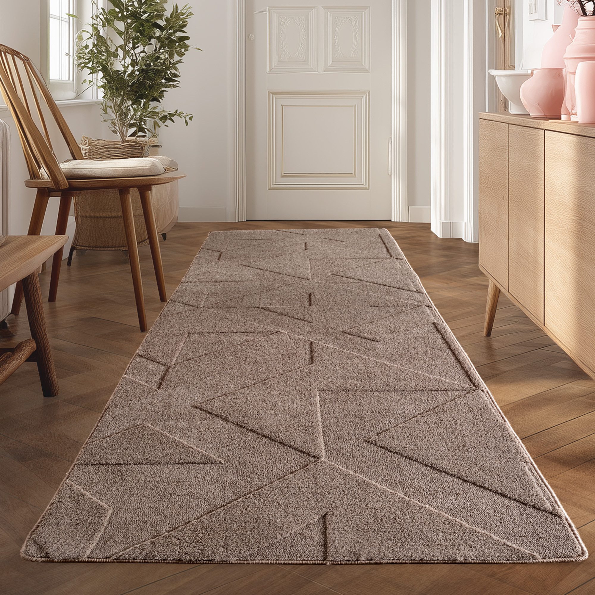 Teppium Teppich Geometrisches Design, Rechteckig, Höhe: günstig online kaufen