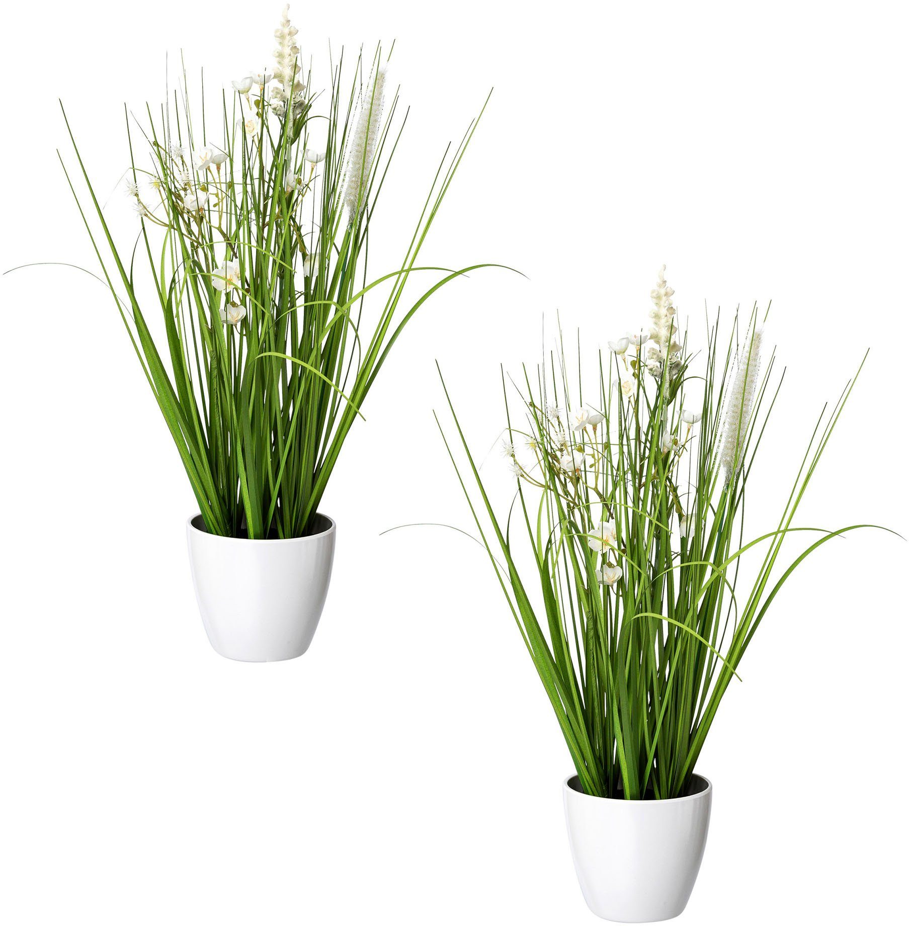 Kunstgras Blüten-Gras-Mix, Creativ green, Höhe 41 günstig online kaufen