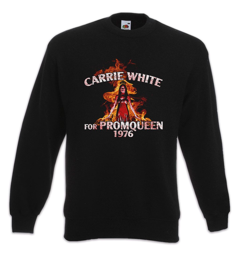 Sweatshirt Promqueen 1976 Sweatshirt Halloween Carrie Classic Horror White Movie