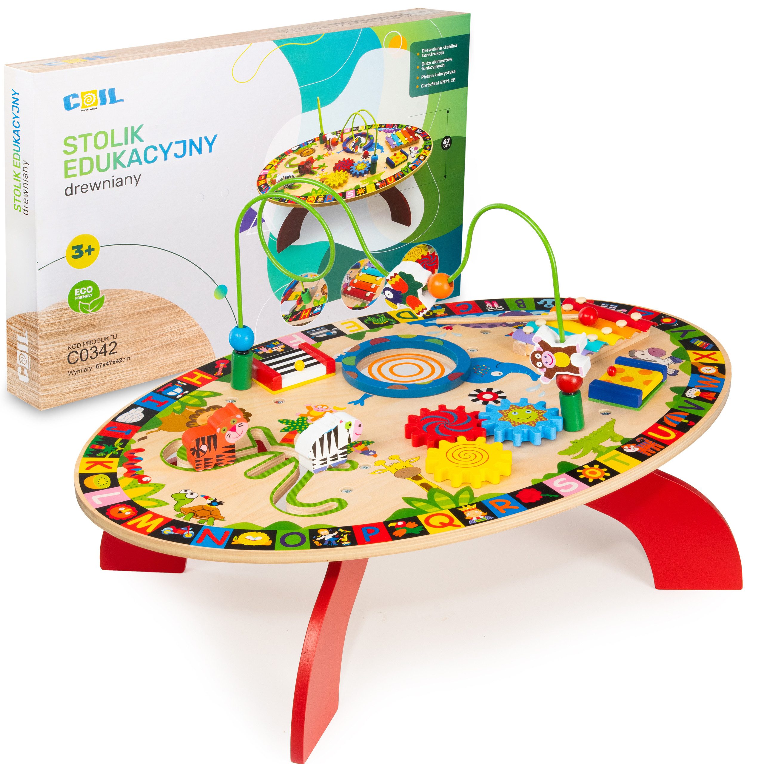 COIL Spieltisch Sensorischer Tisch, Kindertisch, Lernspielzeug, ab 12 Monat günstig online kaufen