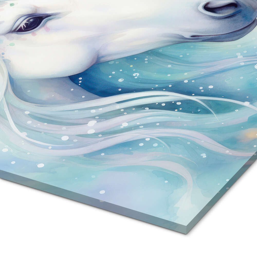 Posterlounge Wandbild Traumhaftes Einhorn, Dolphins DreamDesign, erhältlich als Poster, Leinwandbild, Wandsticker oder Acrylglasbild