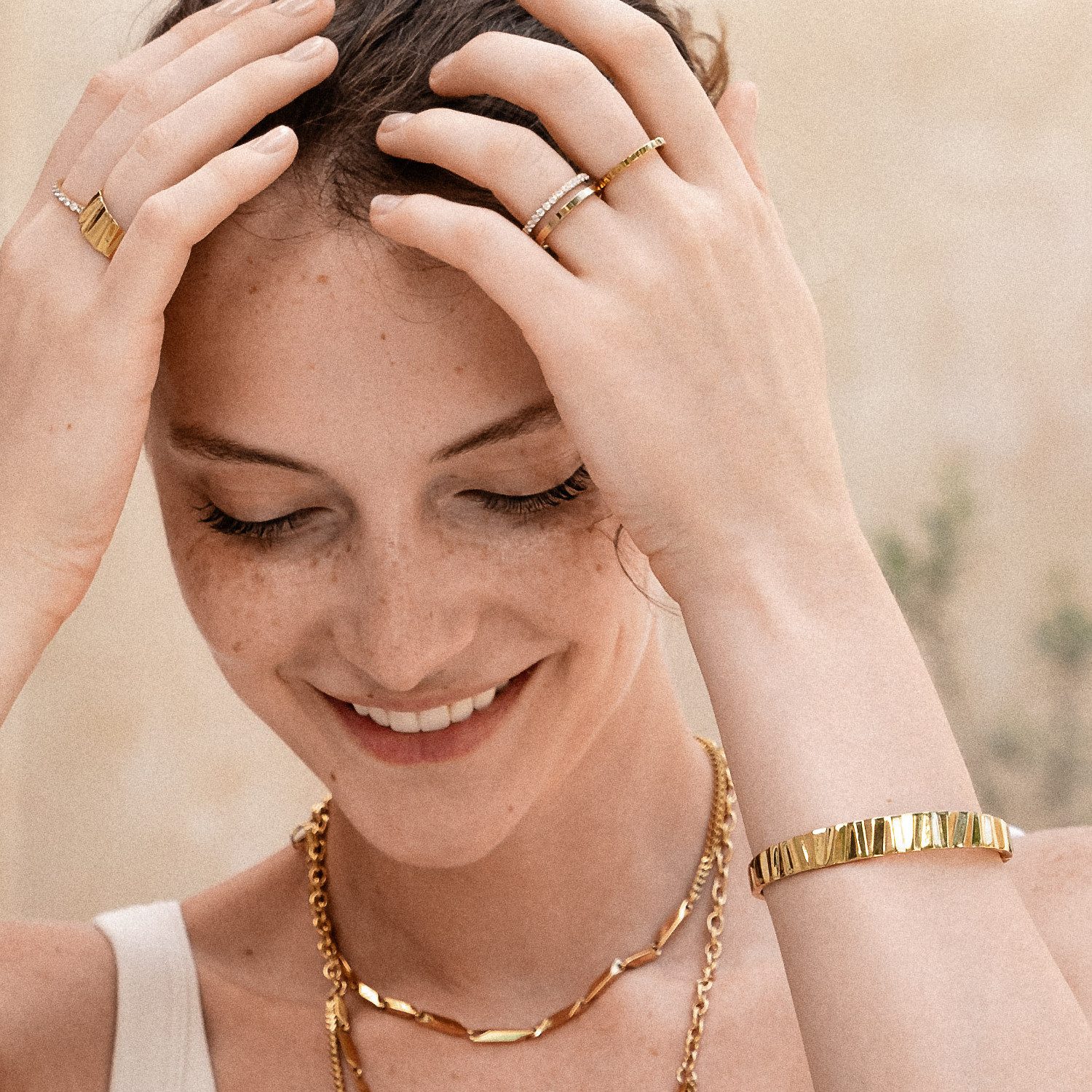 COEUR DE LION Armreif Schmuck Geschenk Edelstahl Würfelkette