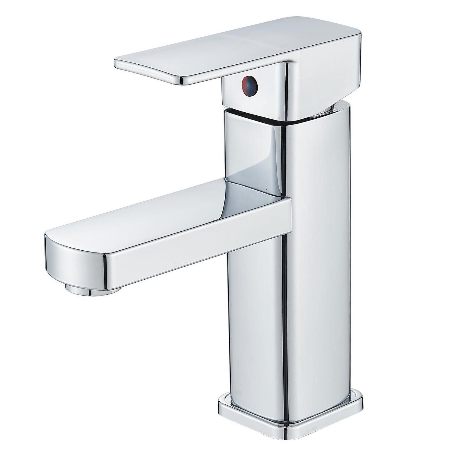 LuxusKollektion Waschtischarmatur Waschtischarmatur Edelstahl Chrom Einhebel (1-St)