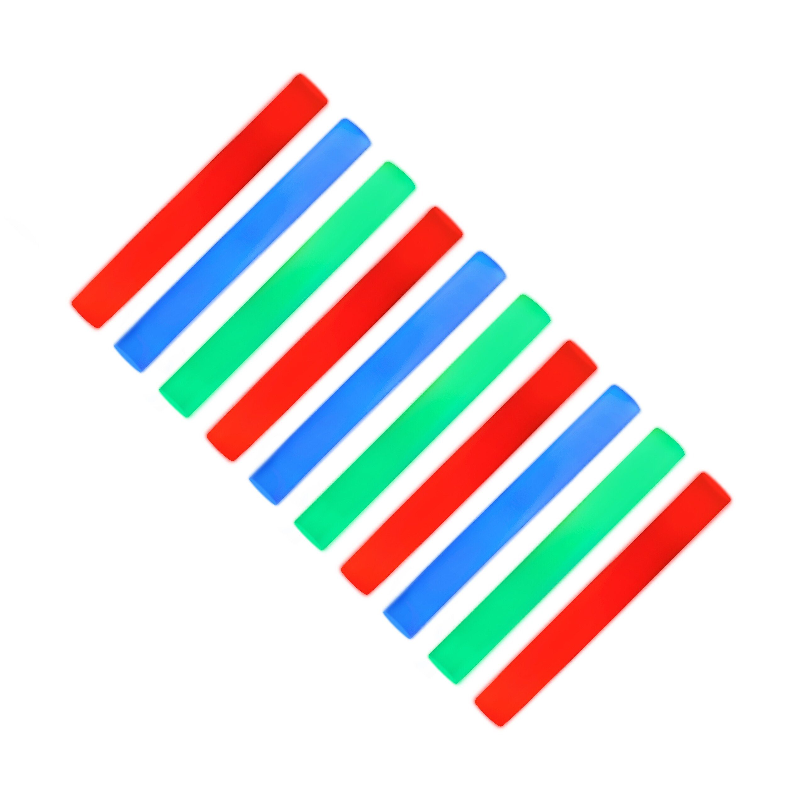 relaxdays LED Dekolicht 10er Set LED Leuchtstäbe aus Schaumstoff günstig online kaufen