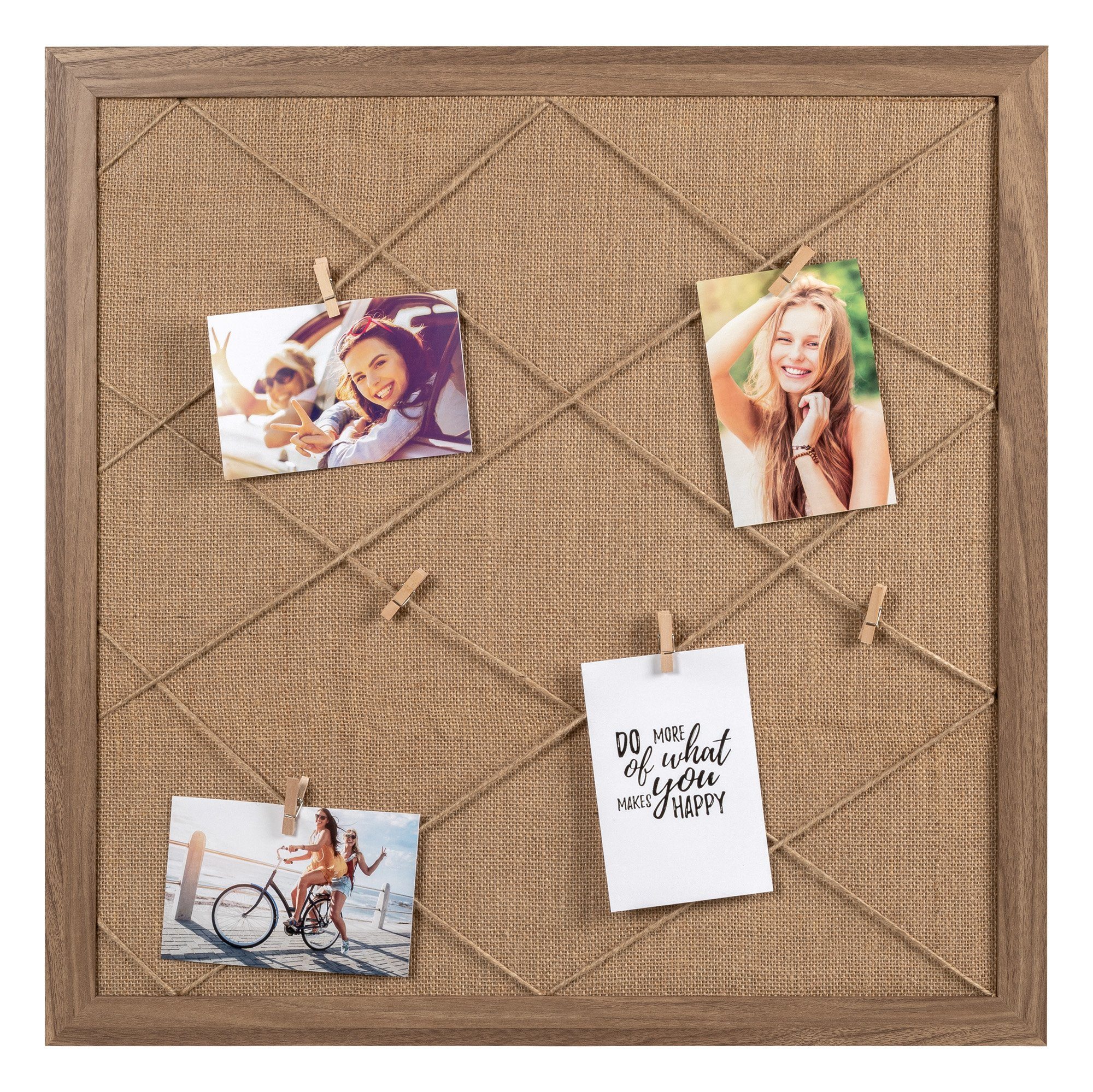 Walther Design Memoboard Solid Memoboard, aus MDF mit Stoff-Inlay