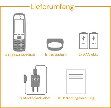 Gigaset Gigaset FAMILY Universal Mobilteil Schnurloses DECT-Telefon