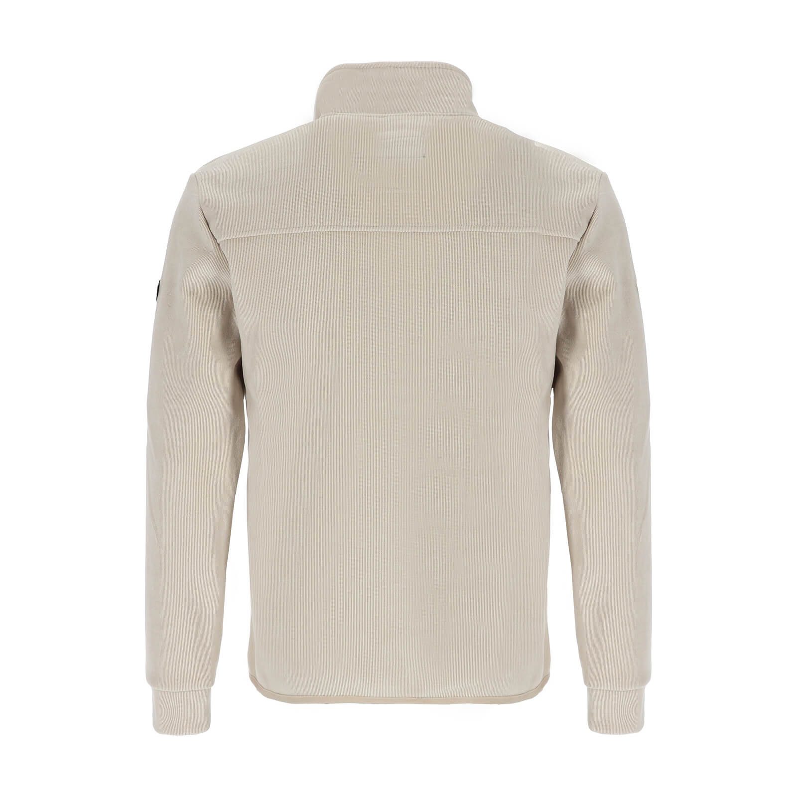 River Creek Strickjacke 62484 Herren Cord-Jacke mit Stehkragen und Reißverschluss - Unifarbene Jacke