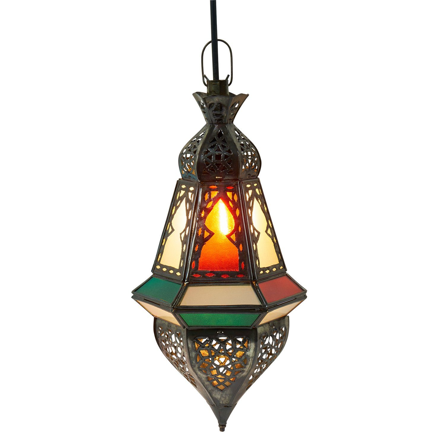 Marrakesch Orient & Mediterran Interior Deckenleuchten Orientalische Lampe Pendelleuchte Anya 35cm, Hängeleuchte, ohne Leuchtmittel, Handarbeit