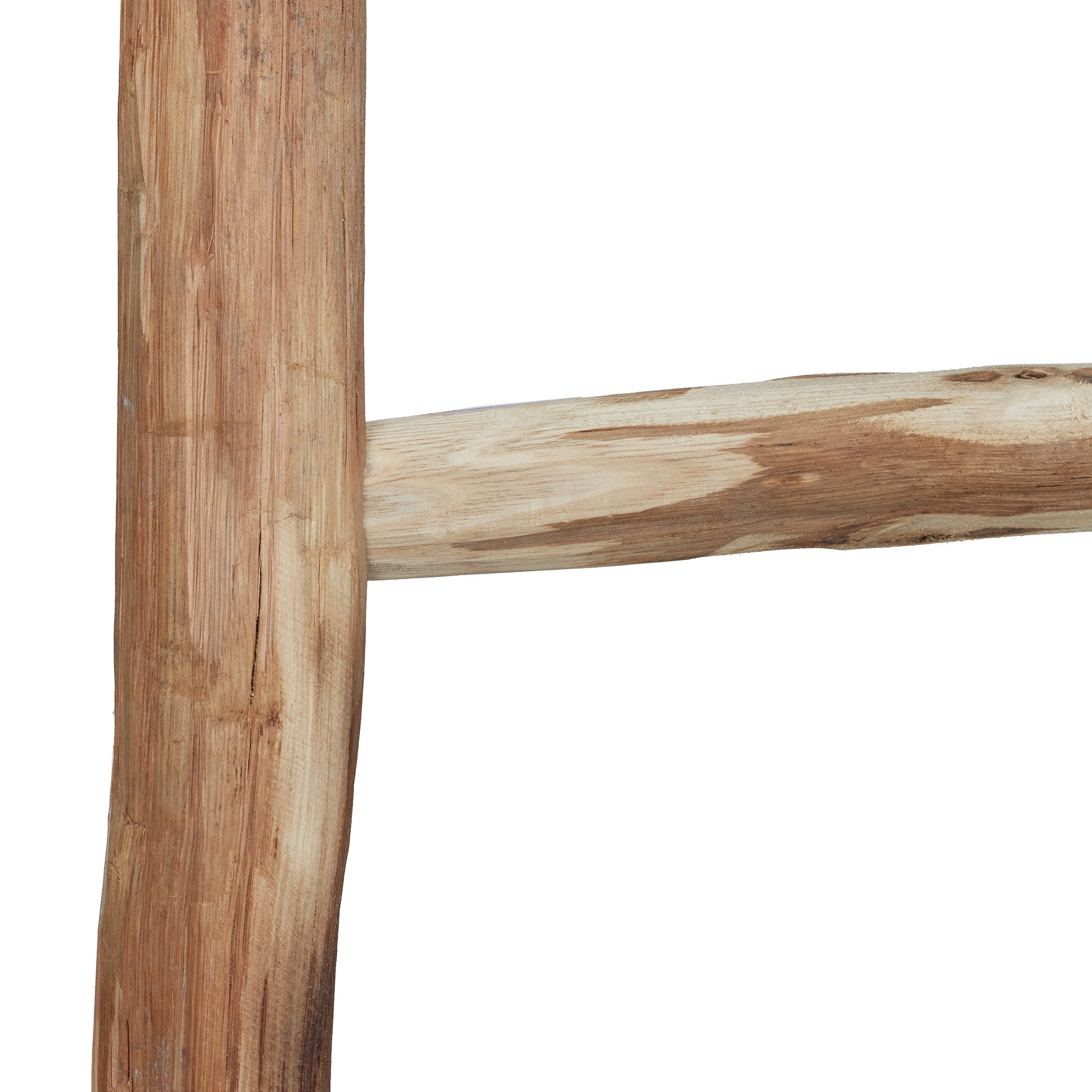 relaxdays Dekoleiter Kastanienholz XXL