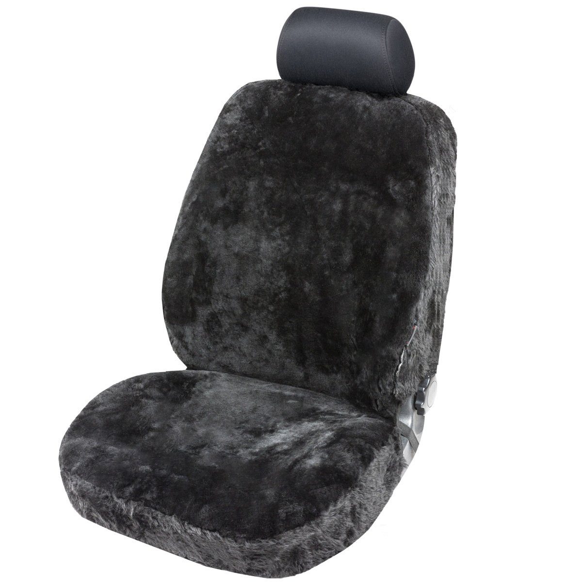 Torrex Autositzbezug aus Lammfell kein Patchwork Vollbezug, 1-tlg., universelle Passform, Seitenairbag kompatibel, wärmeregulierendes Fell
