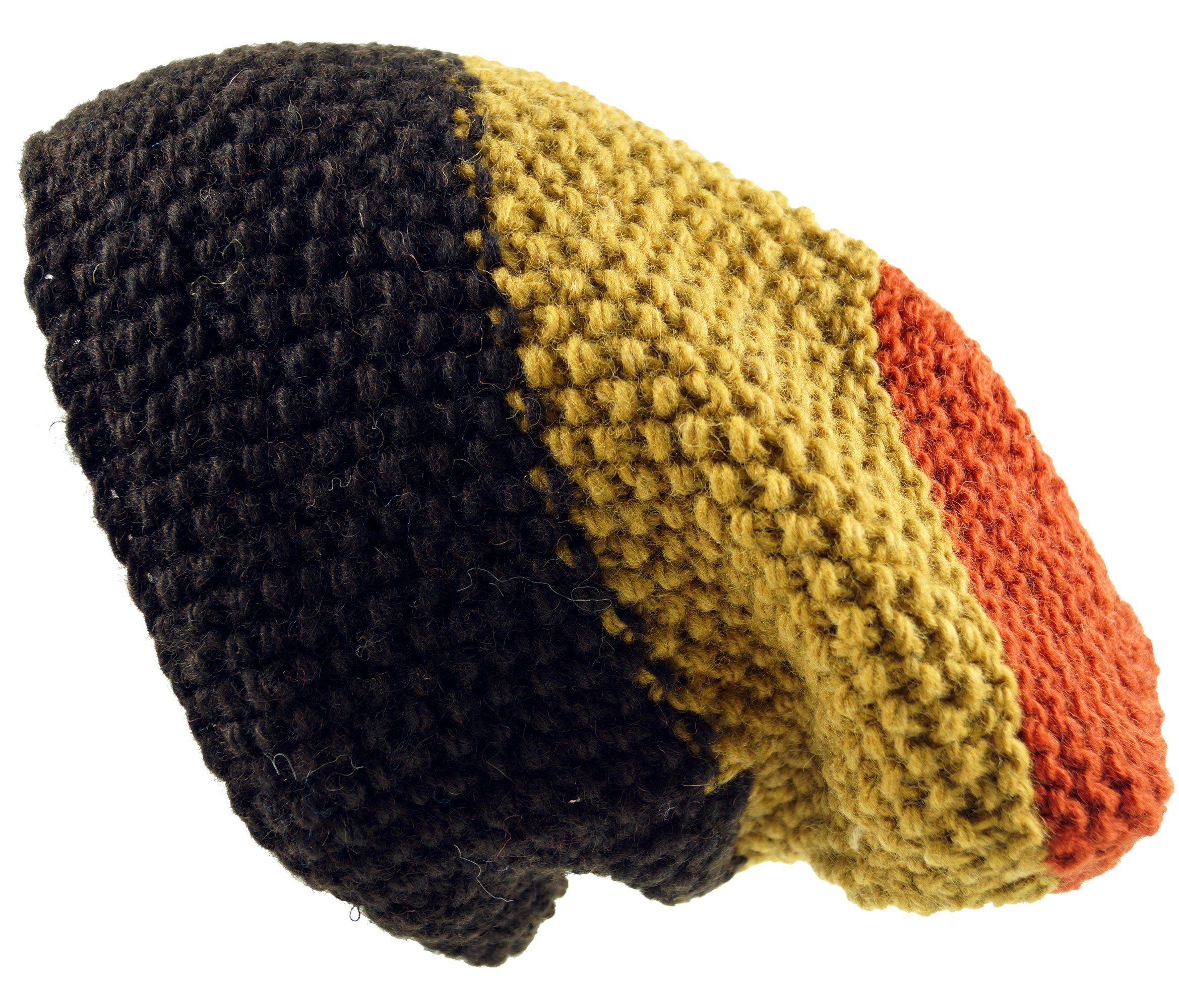 Strickmütze Wollmütze mit Perlmuster, Nepalmütze mit..