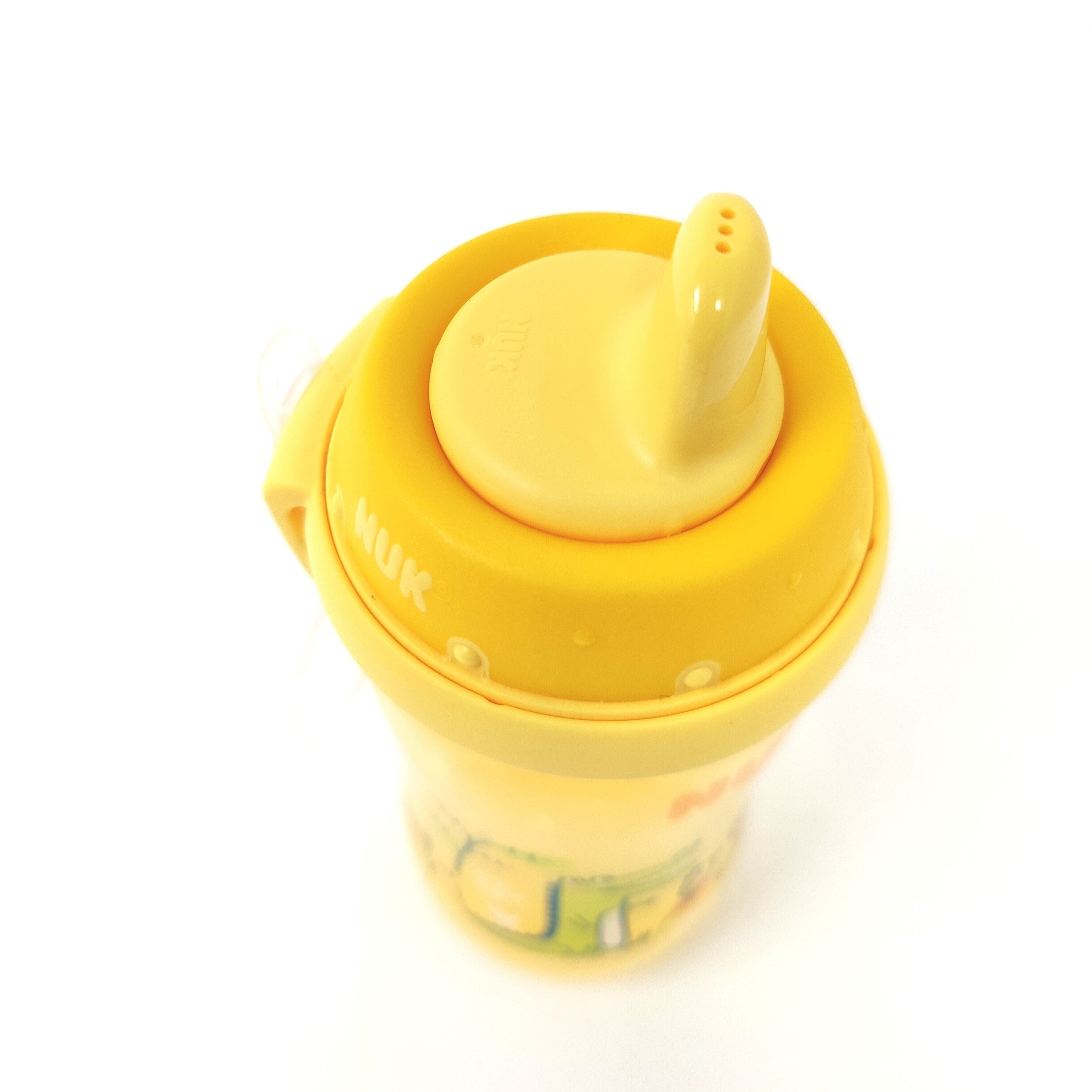 NUK Trinkflasche Kiddy Cup Trinkflasche mit Hardspout Trinkschnabel 12m+