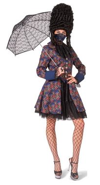 Funny Fashion Kostüm Barock Piratin Jacke für Damen mit Jabot, Piraten