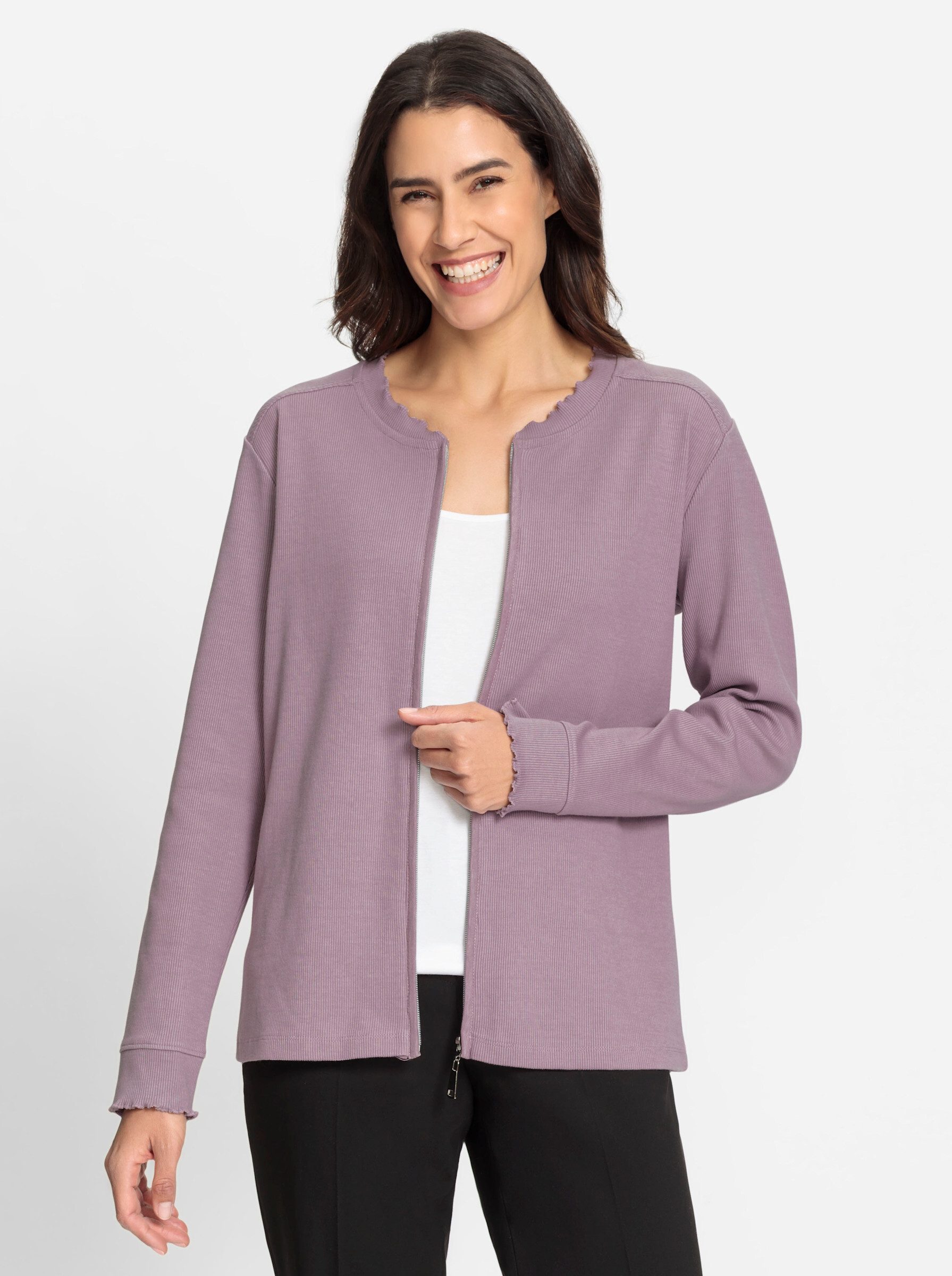 Inspirationen Shirtjacke "Shirtjacke" 1 Stk. tlg. günstig online kaufen