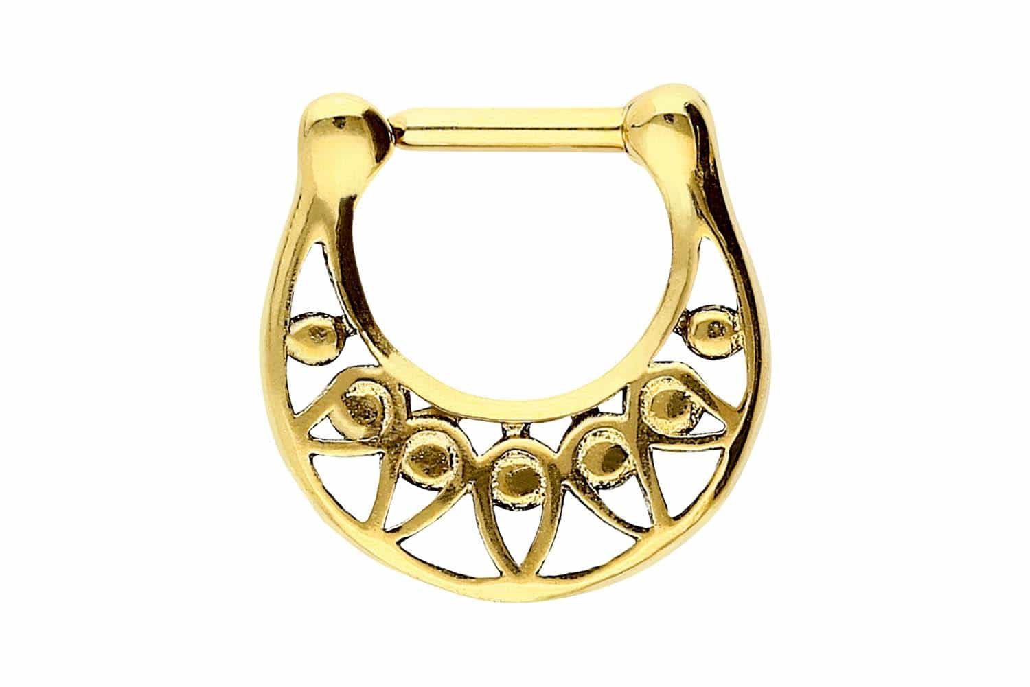 Nasenpiercing Chirurgenstahl Clicker DESIGN Ohrpiercing Septum Nase
