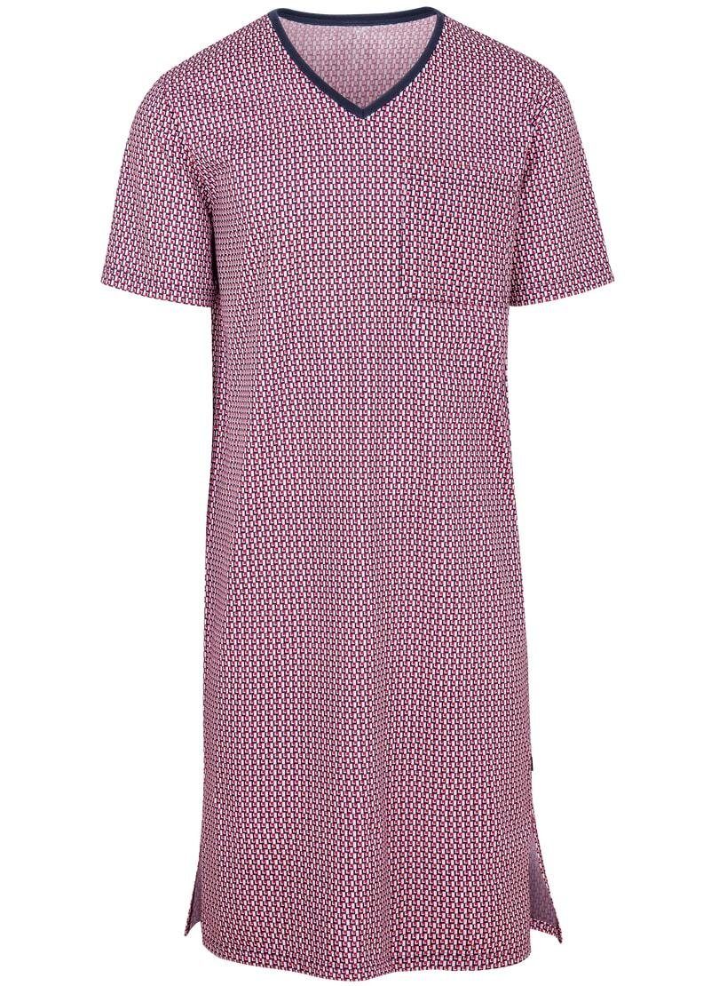 Trigema Pyjama TRIGEMA Nachthemd mit praktischer Brusttasche,  DELUXE-Single-Jersey
