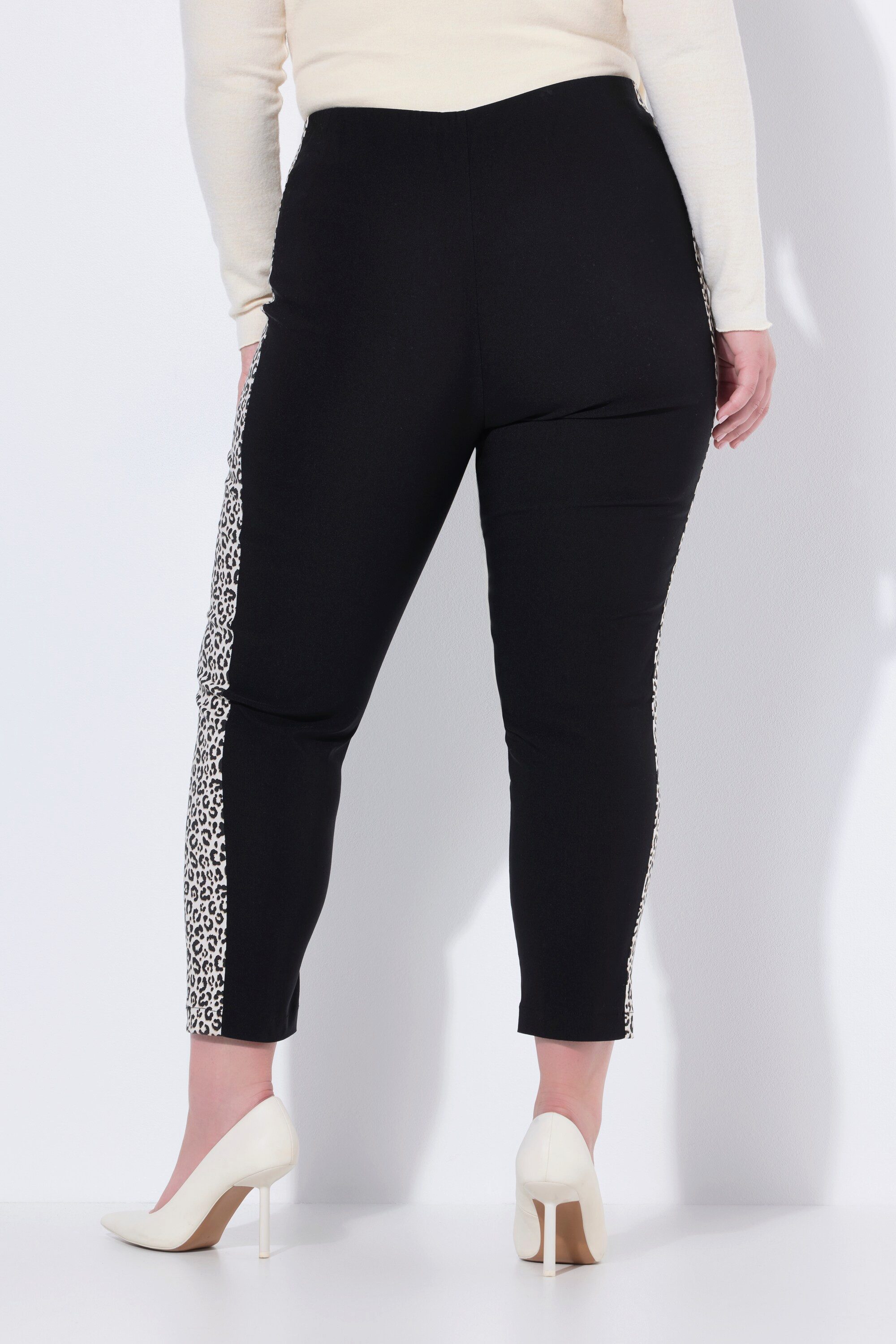 MIAMODA Schlupfhose Bengalin-Hose schmal seitlicher Leo-Streifen