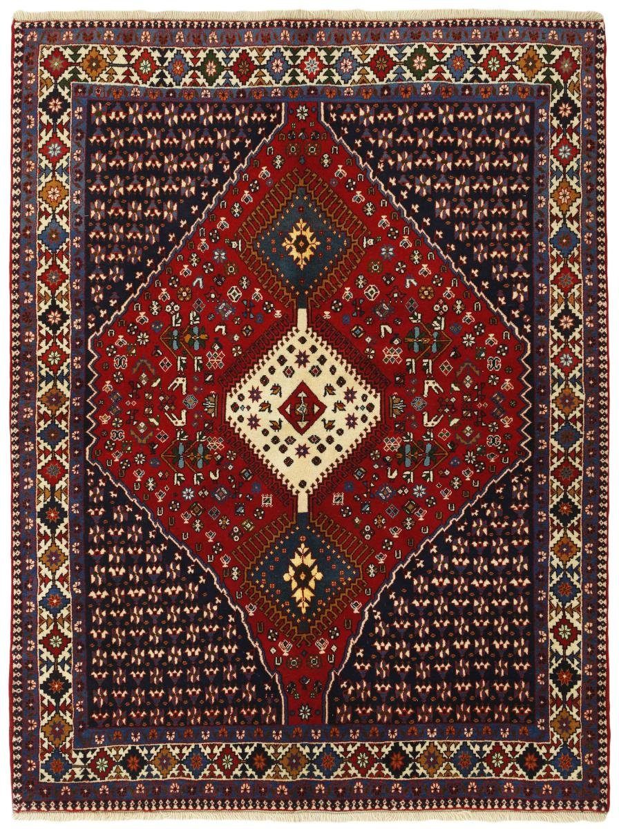 Orientteppich Yalameh 150x200 Handgeknüpfter Orientteppich / Perserteppich, Nain Trading, rechteckig, Höhe: 12 mm