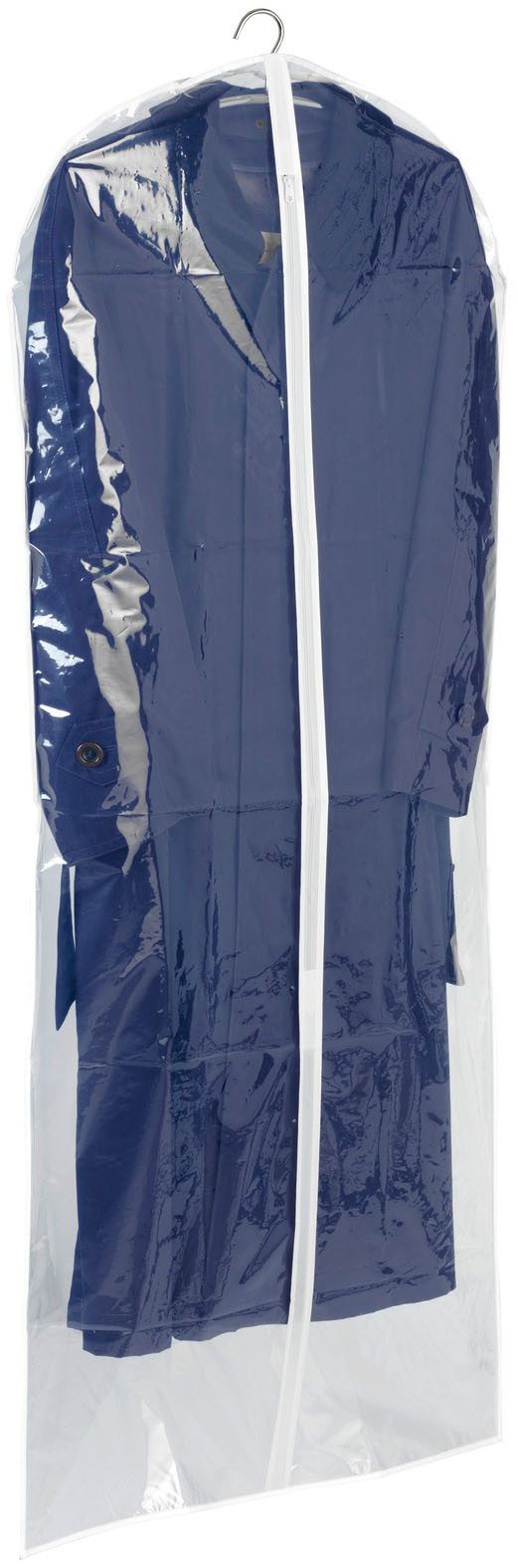 WENKO Kleidersack Transparent (Set, 10 St) Kleiderschutzhülle mit Reißverschluss, ideal auf Reisen, abwaschbar