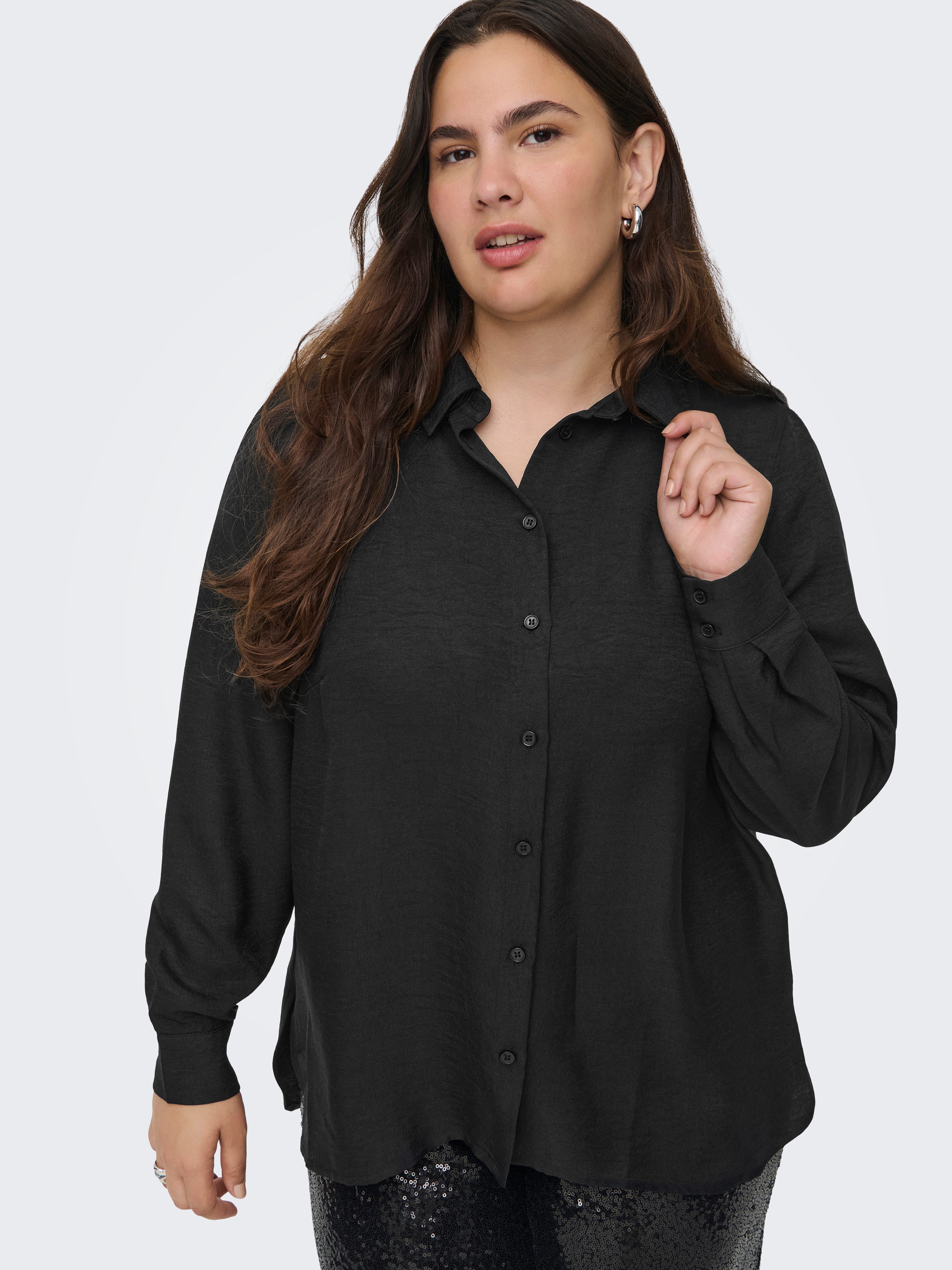 ONLY CARMAKOMA Hemdbluse CARBAY LS SHIRT günstig online kaufen