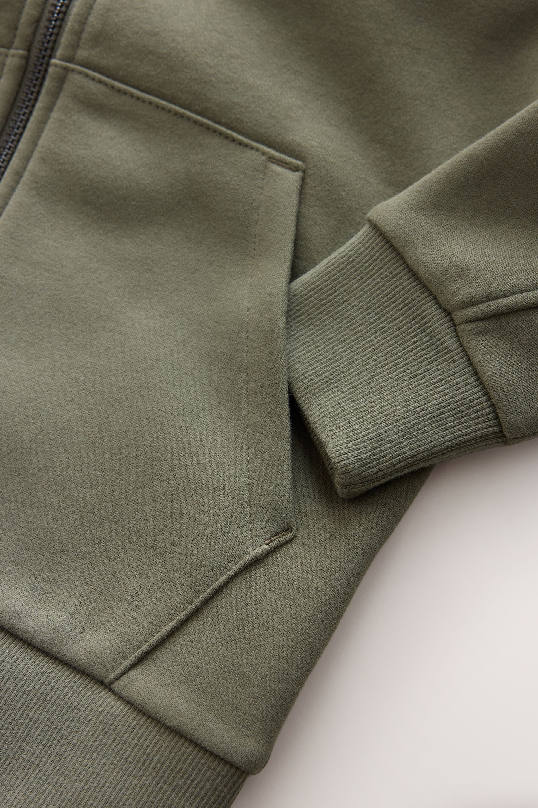 Next Hoodie Kapuzenjacke mit Reißverschluss und Hirsch (1-tlg) – Bild 4 von 5