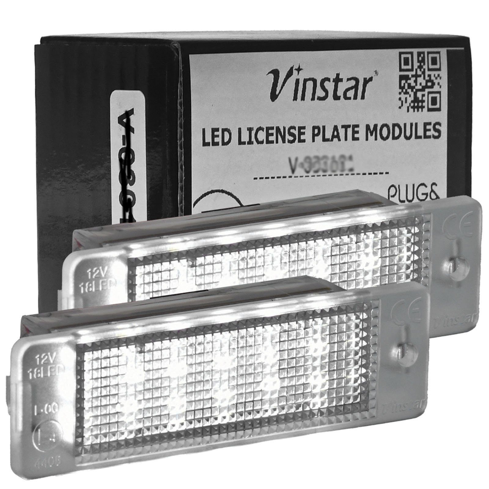 KFZ-Ersatzleuchte für F Kennzeichenbeleuchtung OPEL Astra 1992-1998 Calibra 1989-1997 E-geprüft LED Vinstar OPEL, kompatibel mit: