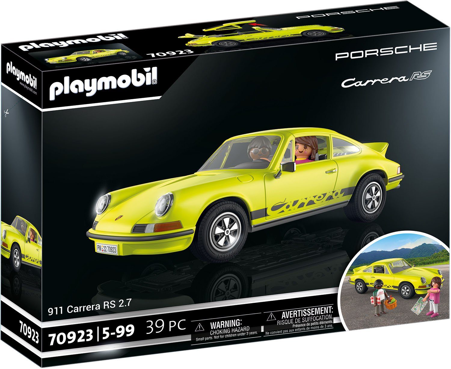 Playmobil® Konstruktions-Spielset Porsche 911 Carrera RS 2.7 (70923),  Classic Cars, (39 St)