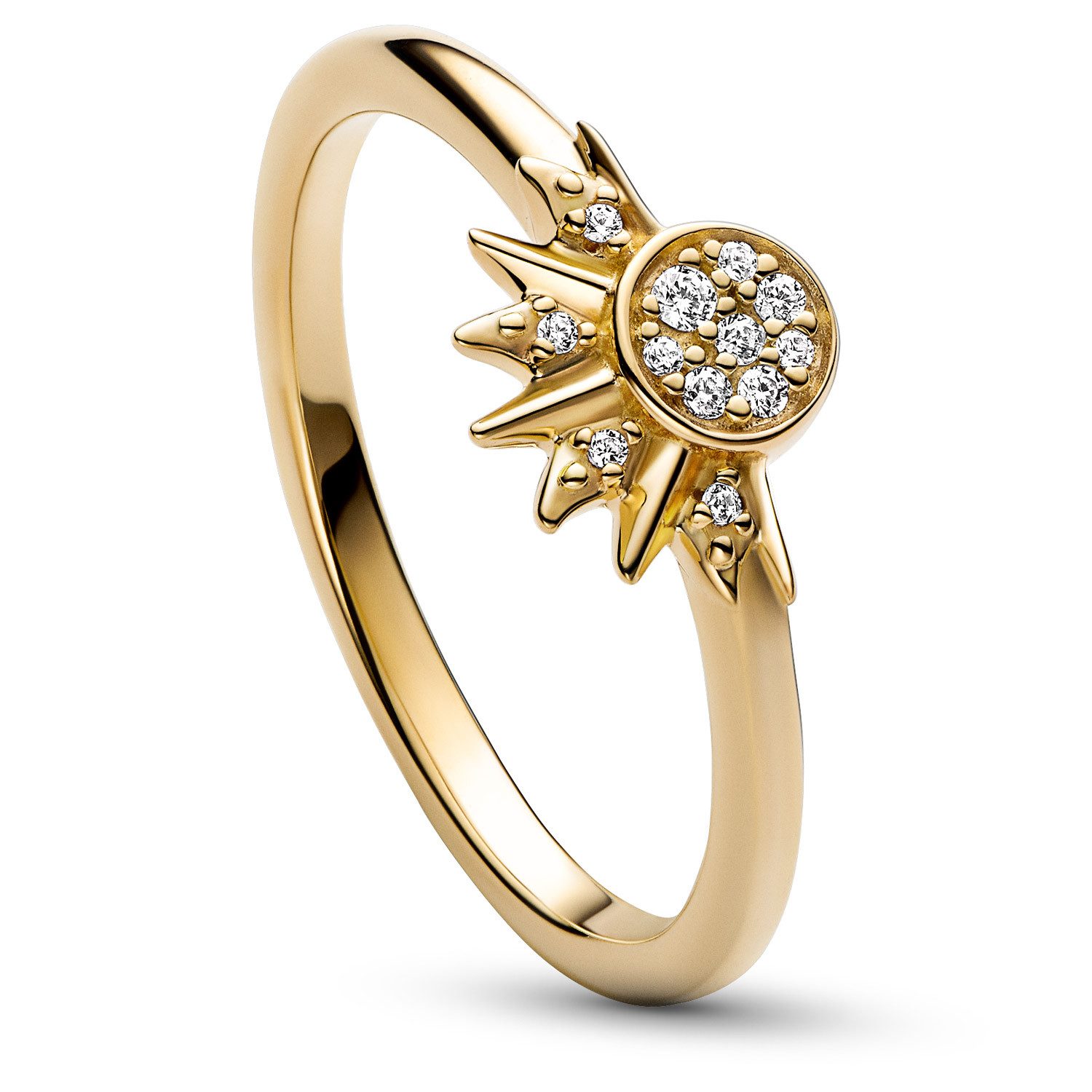 Pandora Solitärring Damen-Himmlisch Funkelnde Sonne