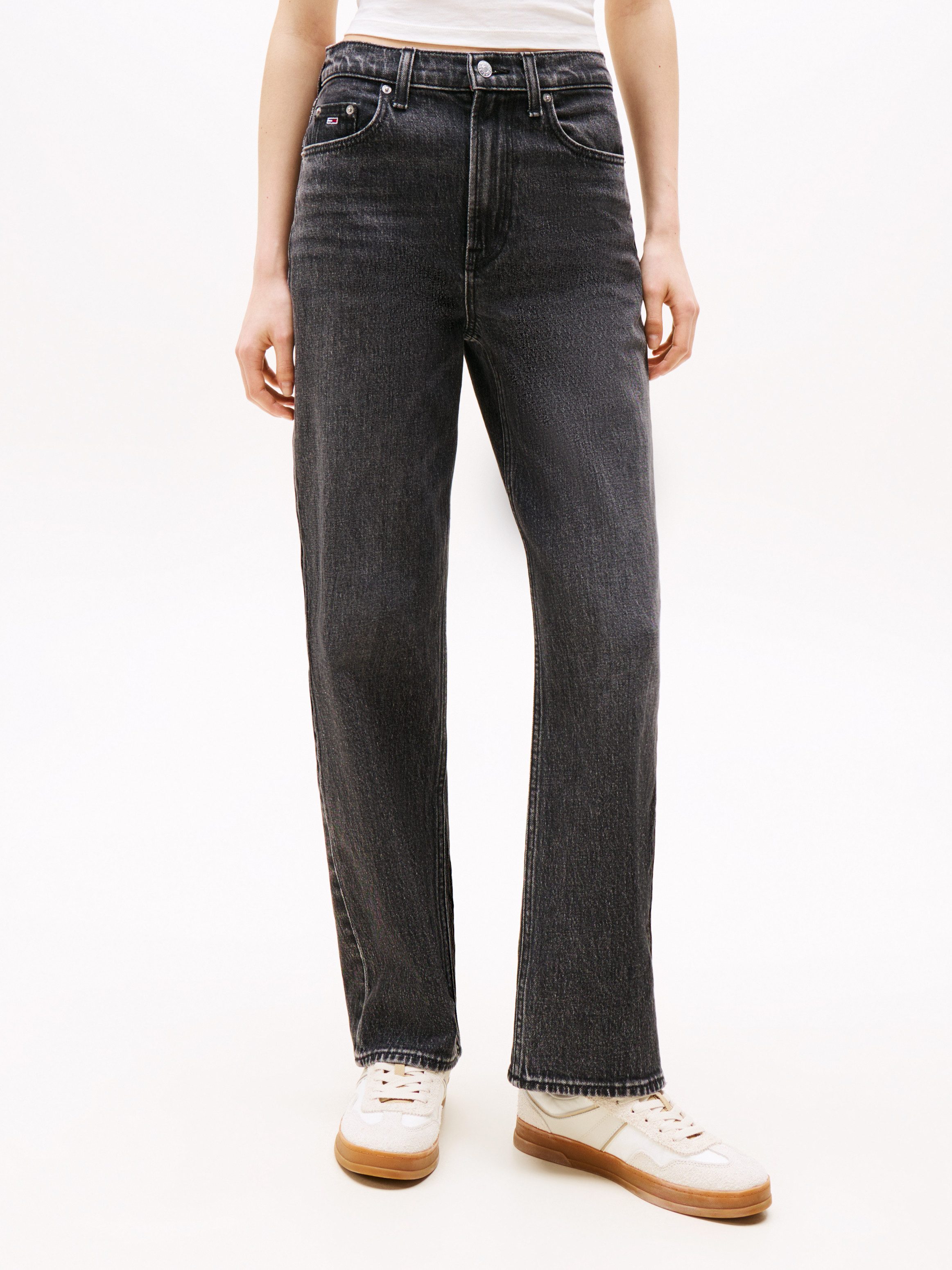 Tommy Jeans Straight-Jeans LAYLA HR SLIM STR in Knöchellänge