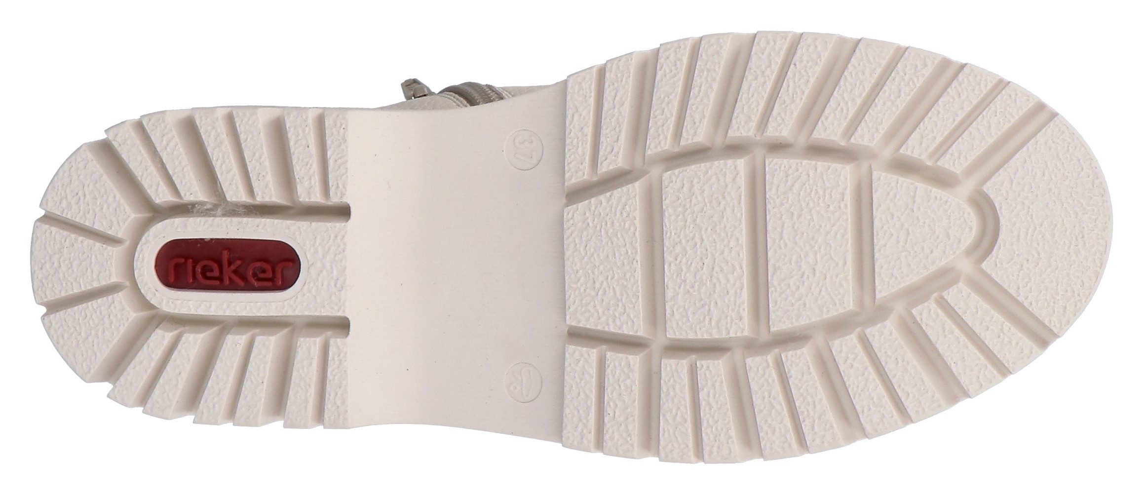Rieker Winterstiefelette Plateauboots, Schnürboots, Profilsohle, mit Warmfutter