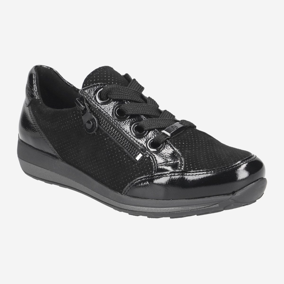 Ara Ara 44587-20 OSAKA-HIGHS, Sneaker, Schwarz, kombiniert, Damen Sneaker