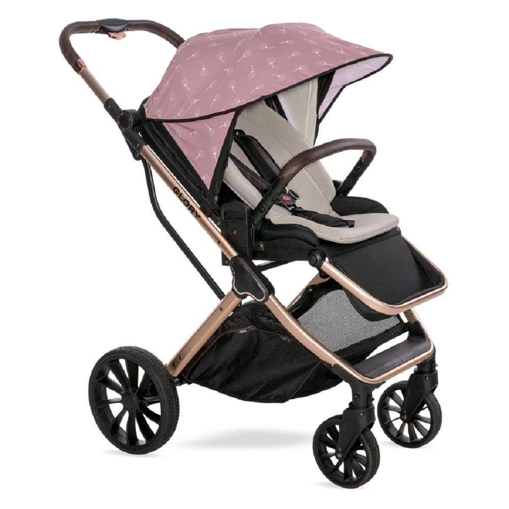 Lorelli Kinderwagenschirm Kinderwagen Sonnenschutz, Universal UV-Schutz Schutz vor Sonne Staub Wind pink | Regenschirme