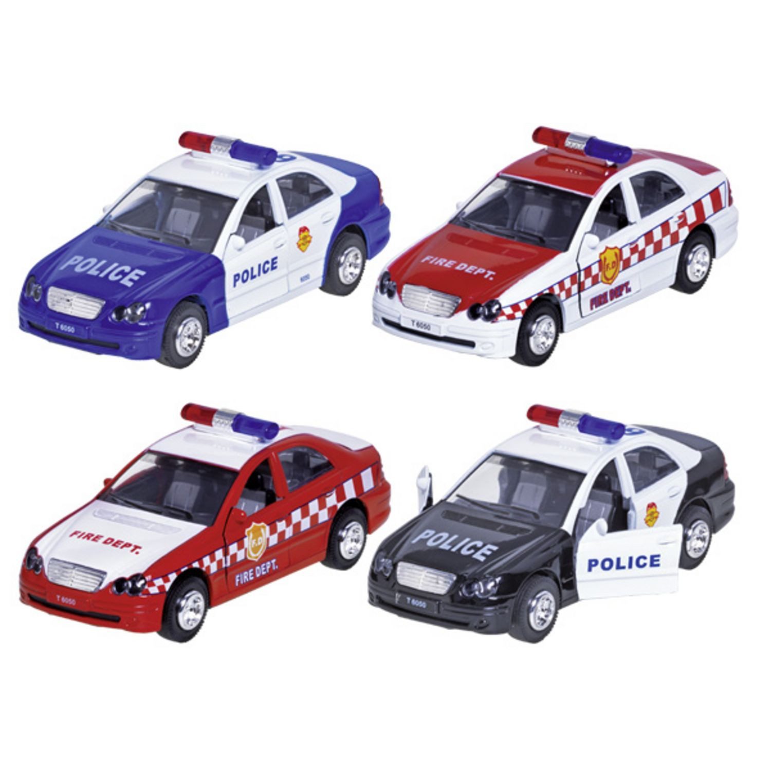 Gollnest & Kiesel Spielmatte 12194 Polizei und Feuerwehr mit Sound 4fach sortiert