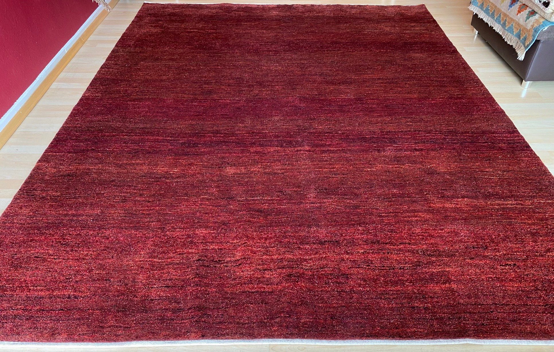 Orientteppich Perserteppich 301x225 Perser Gabbeh Teppich Rizbaft Handgeknüpft, Morgenlandbazar, Handgeknüpft in Persien mit Echtheitszertifikat