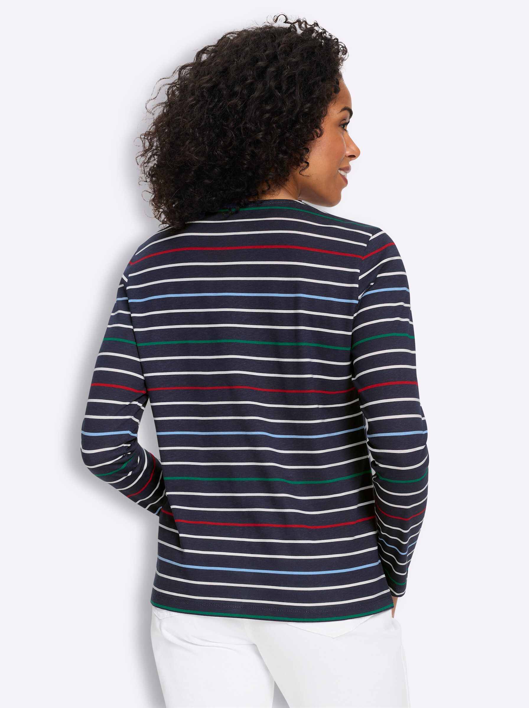 Sieh an! T-Shirt Ringelshirt Langarm