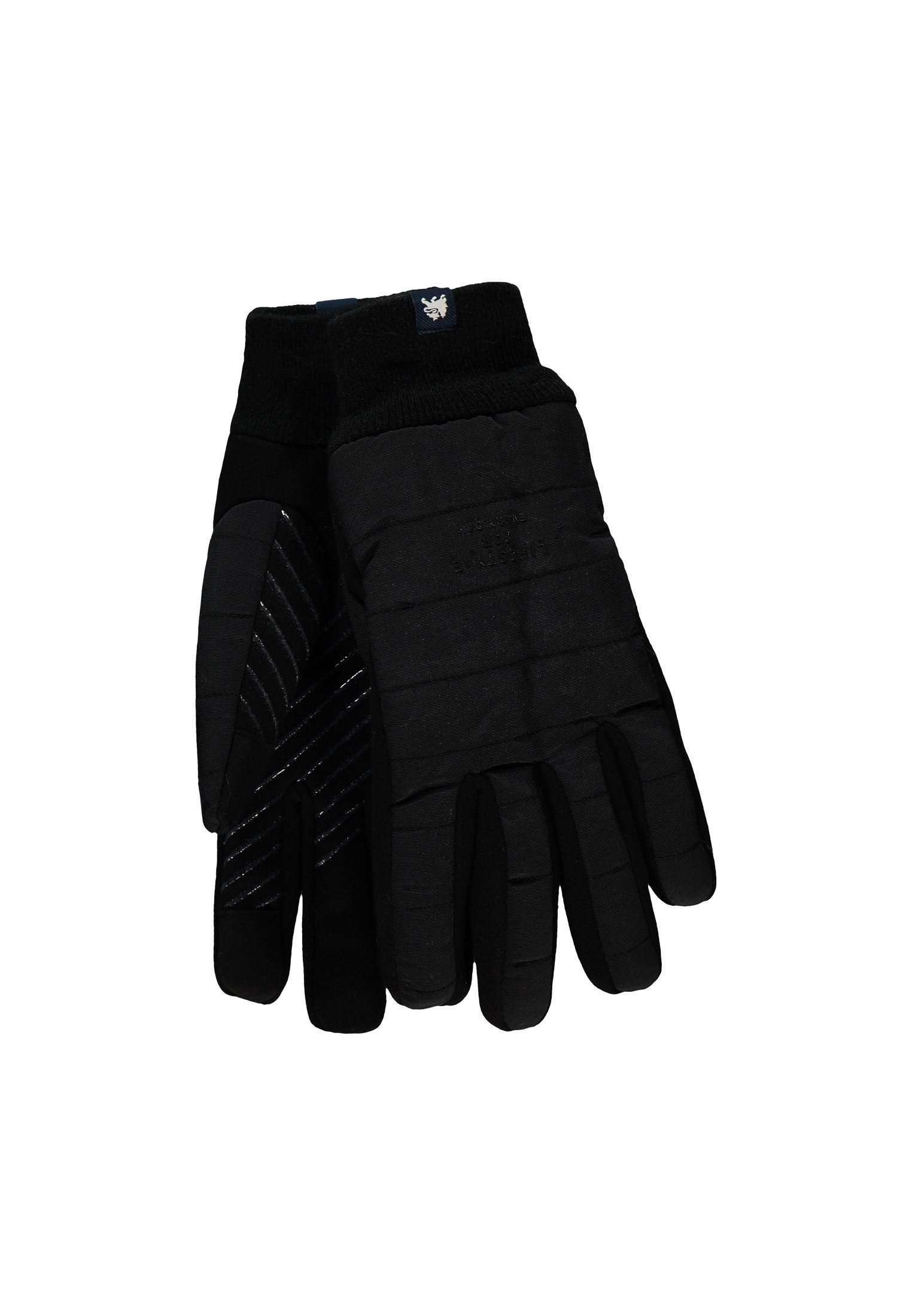 LERROS BLACK Strickhandschuhe LERROS Gefütterter Handschuh