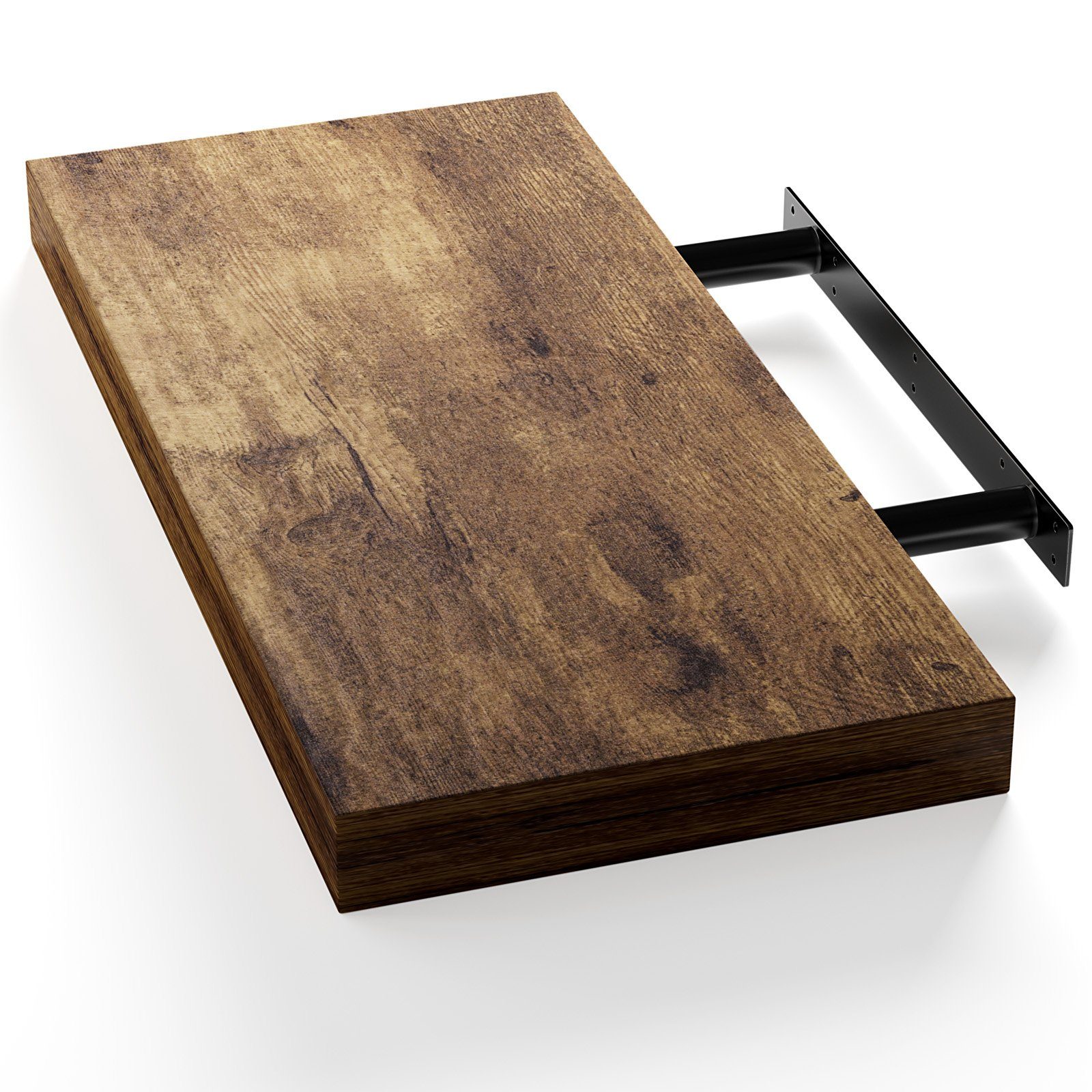 Casaria Wandboard, Dunkle Eiche Hängeregal mit günstig online kaufen