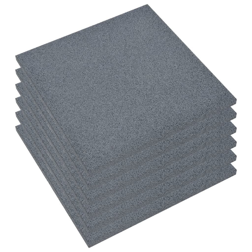 vidaXL Teppichboden Fallschutzmatten 6 Stk. Gummi günstig online kaufen