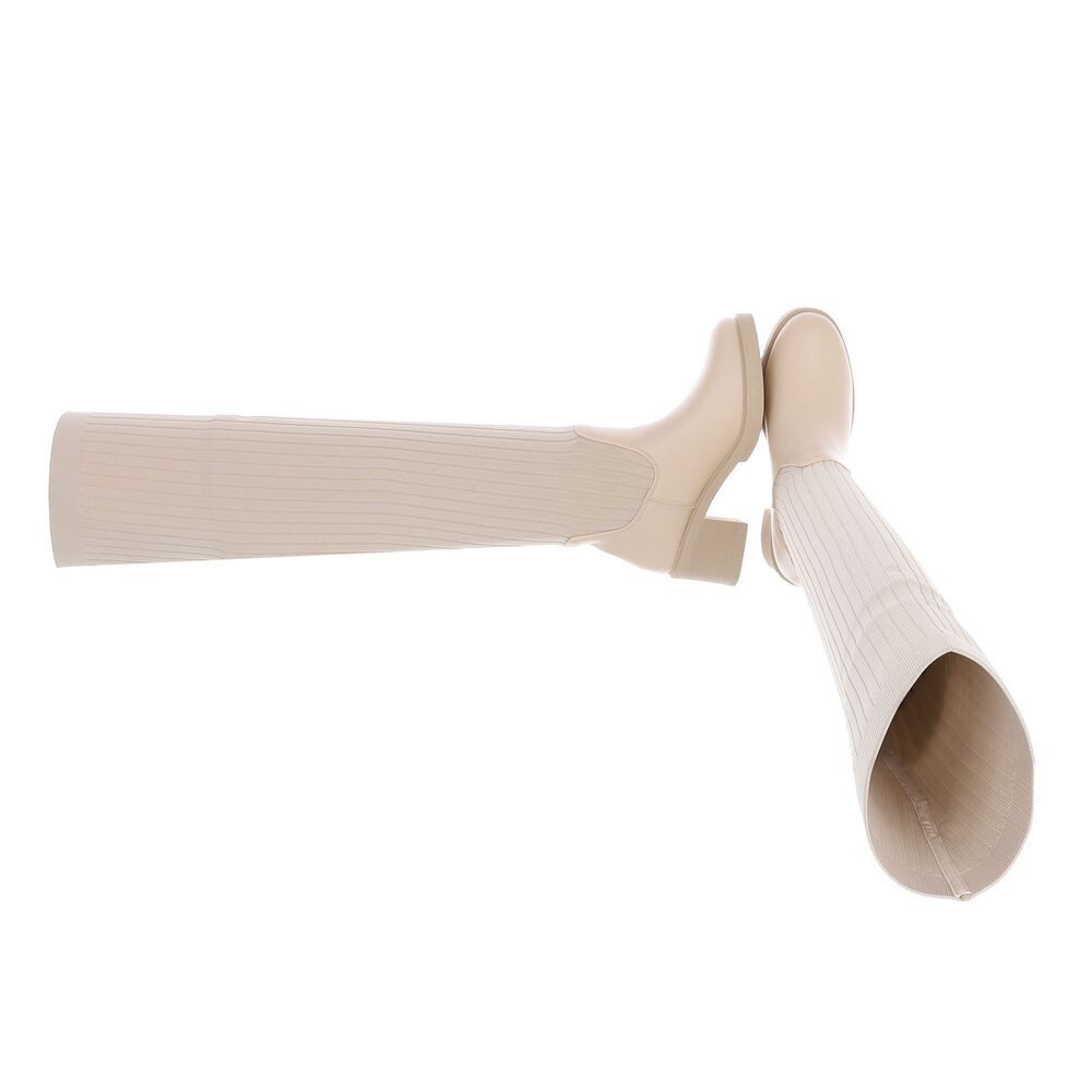 Ital-Design Damen Party & Clubwear Overkneestiefel (87108657) Blockabsatz O günstig online kaufen