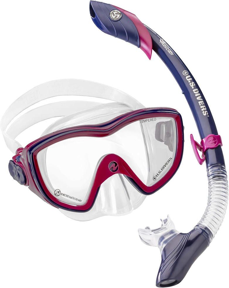 Aqualung Schnorchel Damen Schnorchselset Diva Deluxe (Set aus Tauchmaske und Schnorchel, Set aus Tauchmaske und Schnorchel)