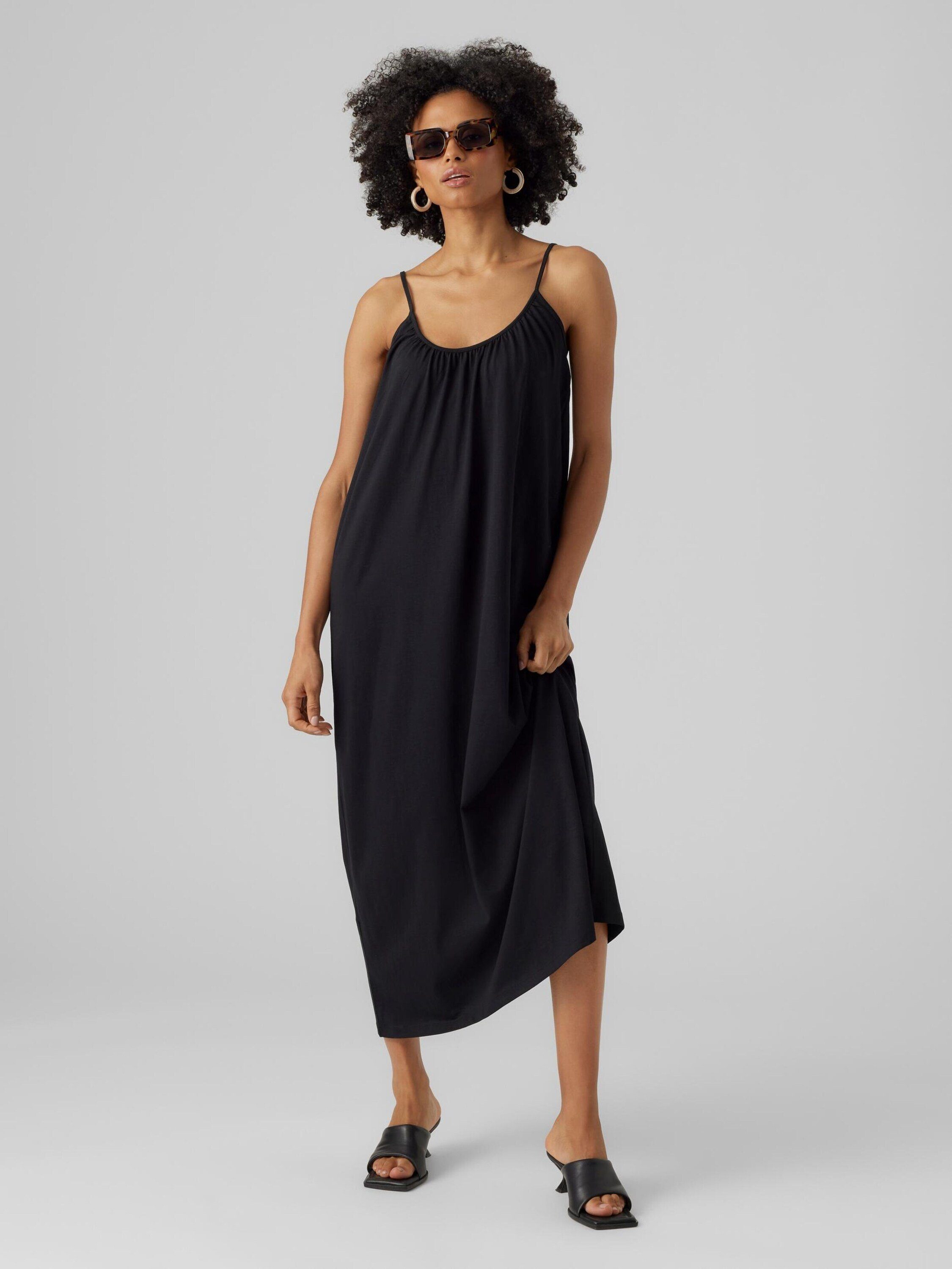 Vero Moda Sommerkleid LUNA (1-tlg) Drapiert/gerafft günstig online kaufen